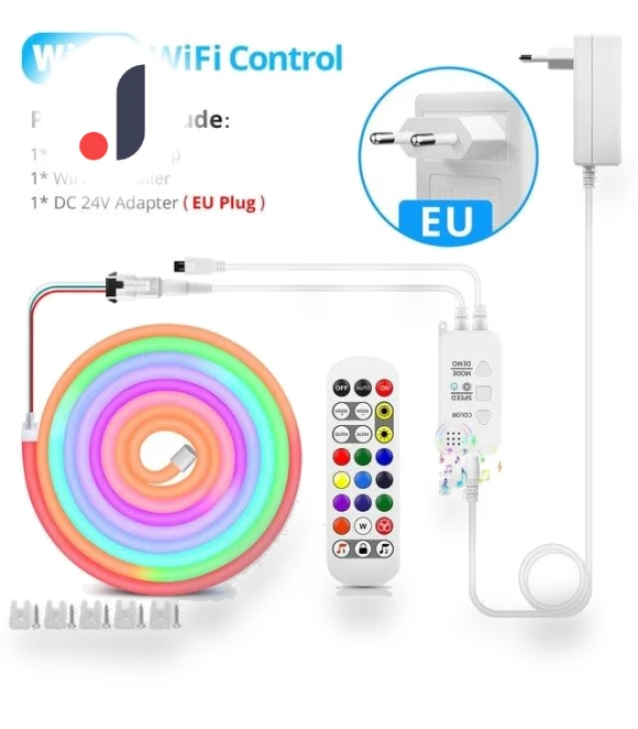 RGBIC Wi-Fi Neon LED Strip Light — LED Strips, Rybakov Home Lighting