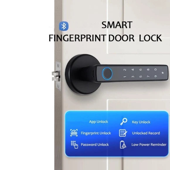 Smart Door Lock with Fingerprint — Smart Home Security, Sea Global
