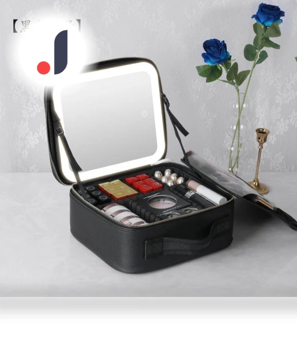 Smart LED Cosmetic Bag with Mirror — Cosmetic Cases, Makeup Kits