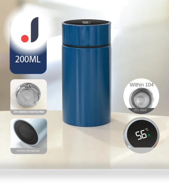 Smart Temperature Display Thermos Bottle — Beverage Warmers, Cosy Homes
