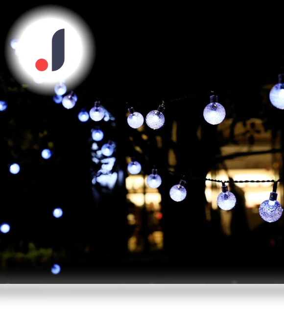 Solar Light String Optical Sensor System — Garden Illumination, A-dshen