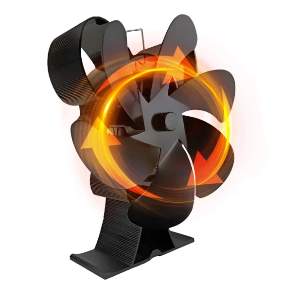 Stove Fan with Electric Drive — Fireplace Fans, Meterk