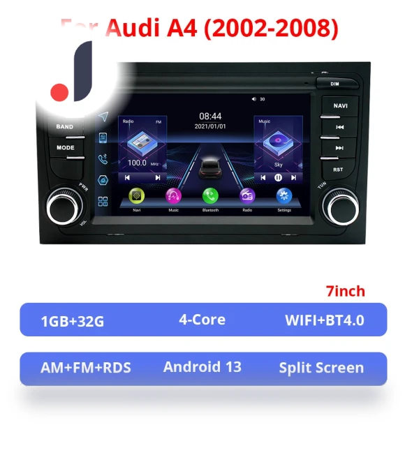 Touch Screen WIFI Car Radio GPS Multimedia Stereo — Navigation & GPS Accessories, NAVIGUIDE Car Life