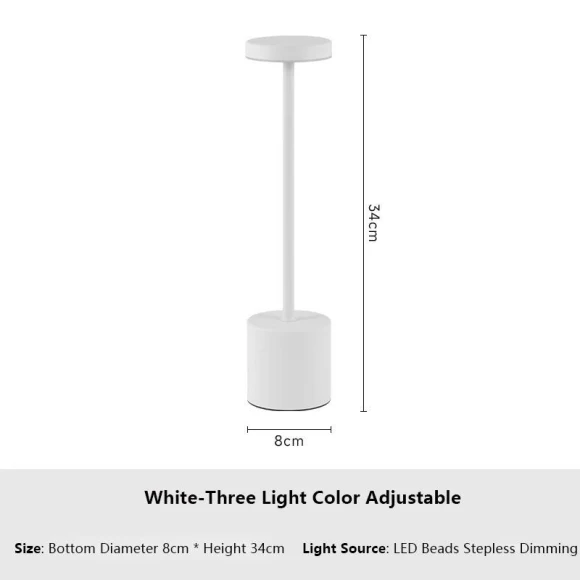 USB Rechargeable LED Desk Lamp with Touch Switch — Desk & Table Lighting, YWZT Decorative lights