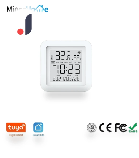Wi-Fi Temperature and Humidity Sensor — Home Climate Control, Minco Home