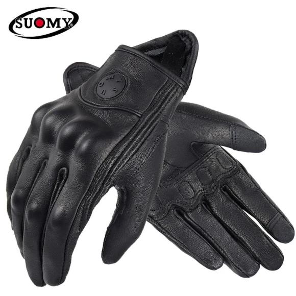 Women's Pink Motorcycle Gloves with Touchscreen — Gloves, Suomy