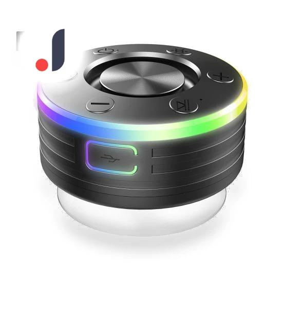 Bluetooth Speaker with RGB LED Lighting — Portable Audio, Enjoy Smart Home