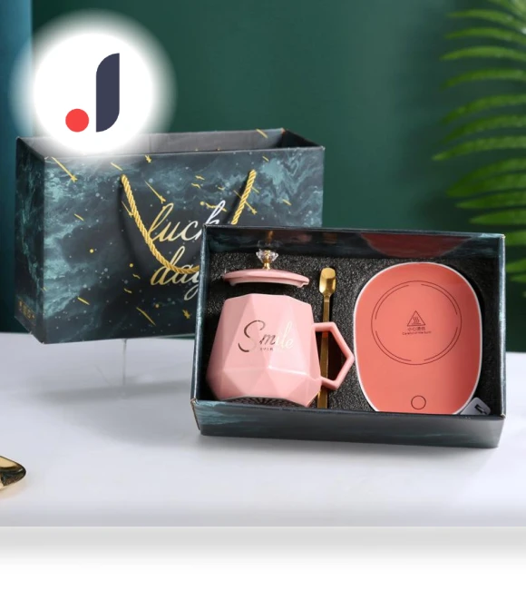 Electric Mug with Smart Temperature Control — Beverage Warmers, QIANBAIDI