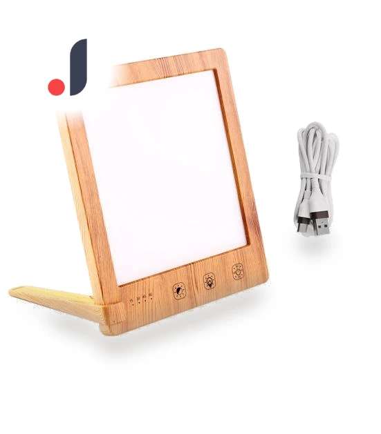LED Solar Lamp with Adjustable Brightness and Color — Light Therapy Solutions, Pleasure Holiday