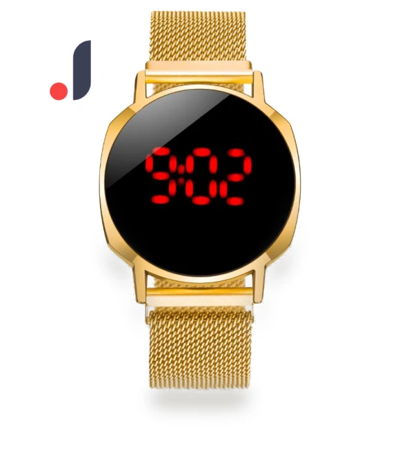 LED Touch Men's Watch with Magnetic Woven Strap — Men's Timepieces, Various wearables