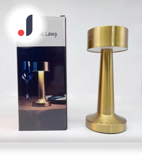Retro Vintage Touch Dimmer Rechargeable Battery Dumbbell Wireless LED Desk Lamp — Desk & Table Lighting, Zhou Yajin