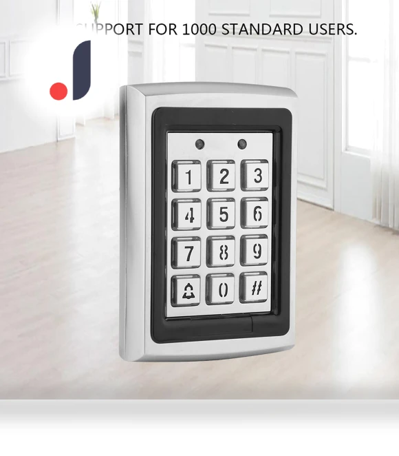 RFID Door Access Controller with Card and Backlight — Access Control Keypads, Comfort Homeware