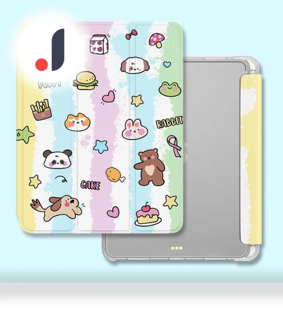 Smart Case with Cute Pudding Dog Design — Protective Cases, Joyway