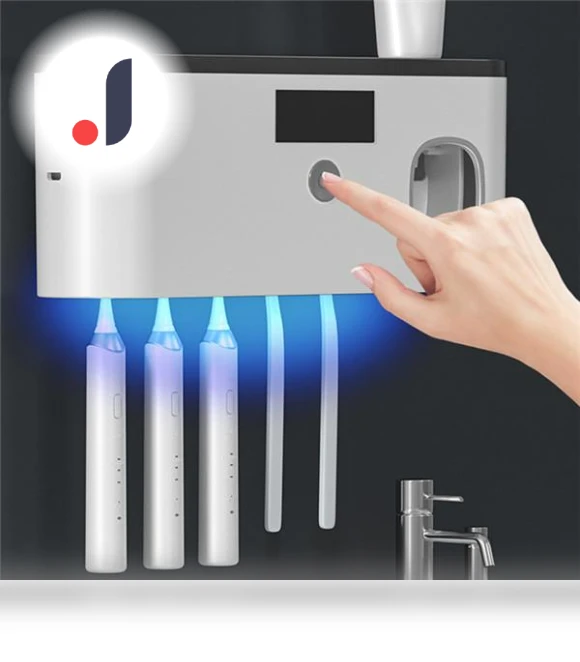 Toothbrush Holder with UV Disinfection — Toothbrush Holders, TOP-HOME MALL