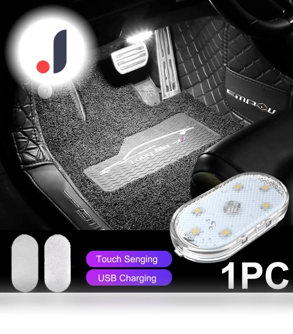 Touch-sensitive LED car dome light — Light Kit, QLY