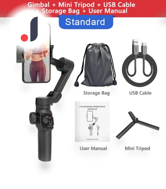 3-Axis Handheld Gimbal Stabilizer — Steady Shots, Axnen