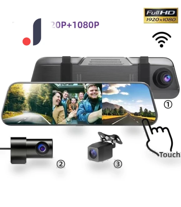3-Channel Dash Cam — Dashboard Cameras, Cars Auto Home