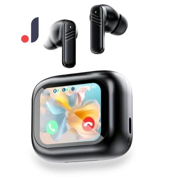 Active Noise Cancelling Headphones with Smart Touch Screen — In-Ear Headphones, CANKE