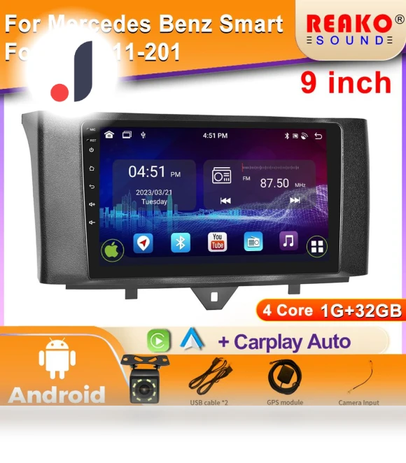 Android Car Stereo Multimedia Radio Video Player — Stereo Receivers, Reakosound