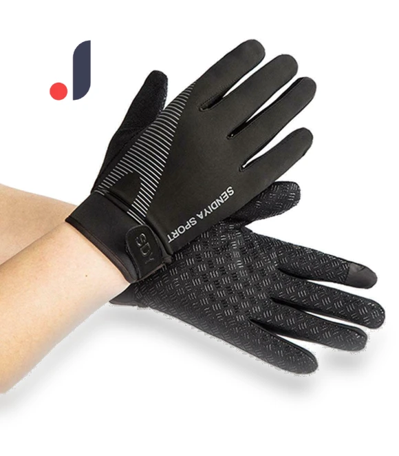 Anti-Slip Bicycle Gloves with Touchscreen — Gloves, Freedom Outdoors