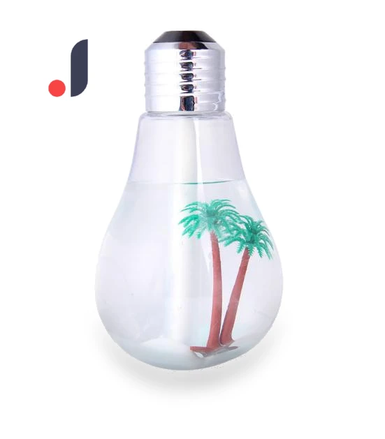 LED Night Light Humidifier with Fine Mist Air Freshener — Air Moisturizers, Refreshing Home