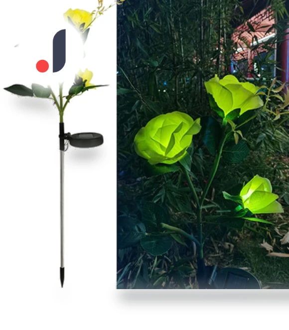LED Rose Flower Lamp — Outdoor String Lights, Smart Mouse
