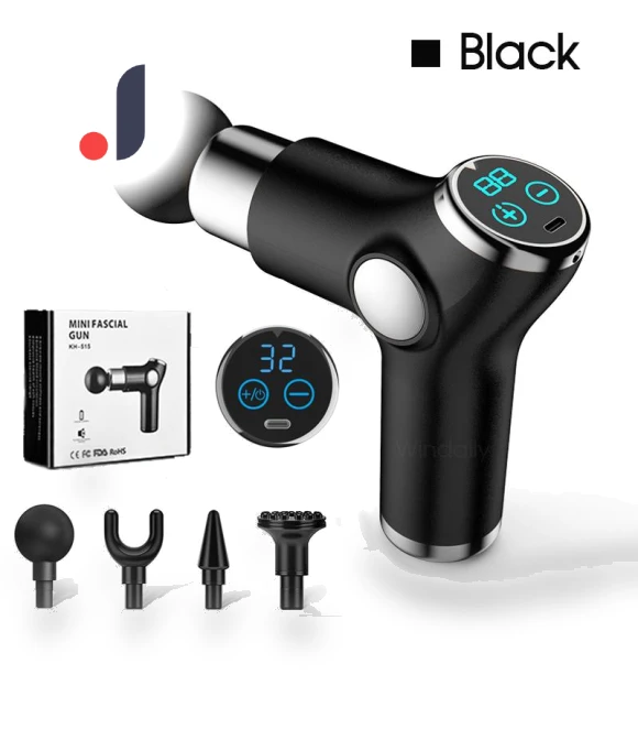 Massage Gun with LCD Touch Screen — Back Relief Solutions, Carrefour online