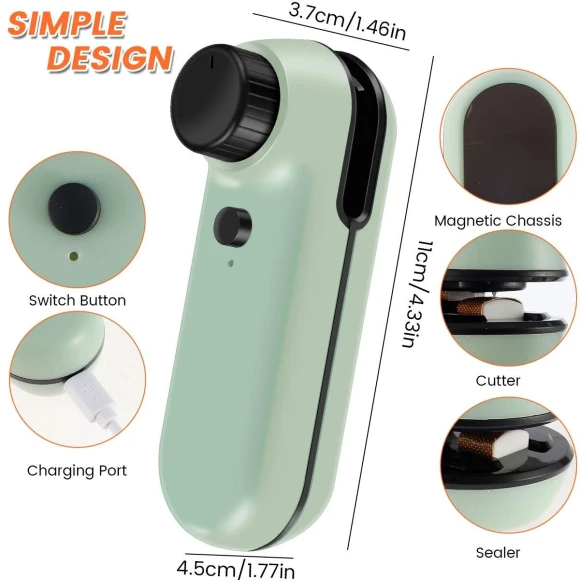 Mini Bag Sealer and Cutter — Vacuum Bags, Refreshing Home