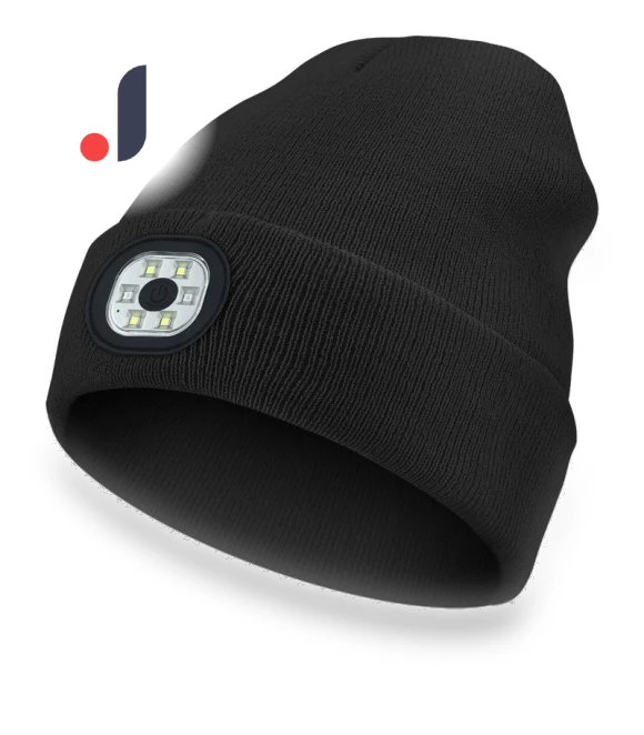 Rechargeable Knitted Beanie with LED Lighting — Beanies, Smart Mouse