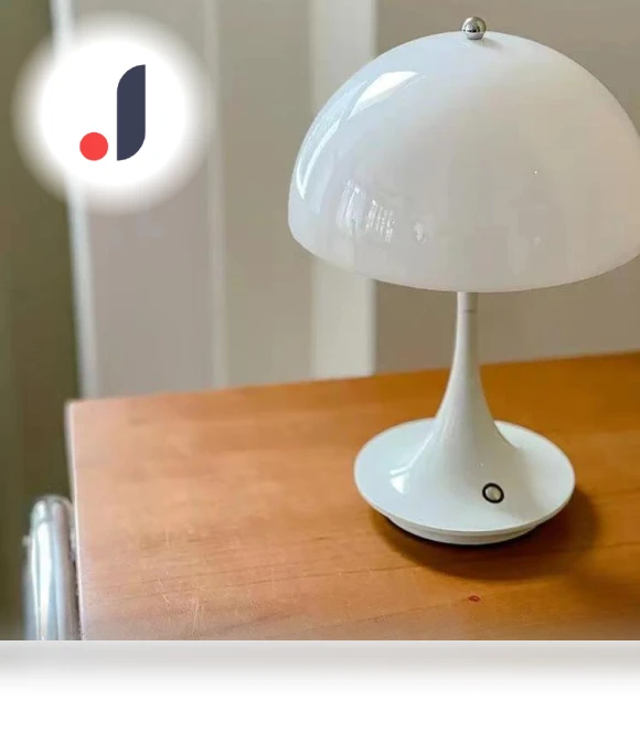 Rechargeable LED Mushroom Table Lamp — Desk & Table Lighting, Your Warm Home