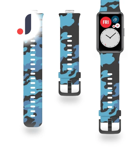 Silicone Watch Strap — Fitness Bands, Huawei
