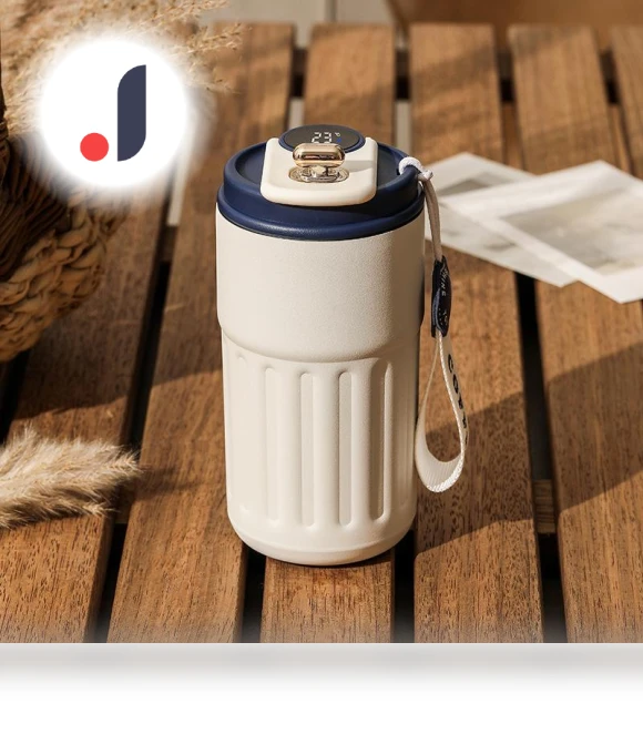 Smart Thermos with LED Temperature Display — Beverage Warmers, HeyLife