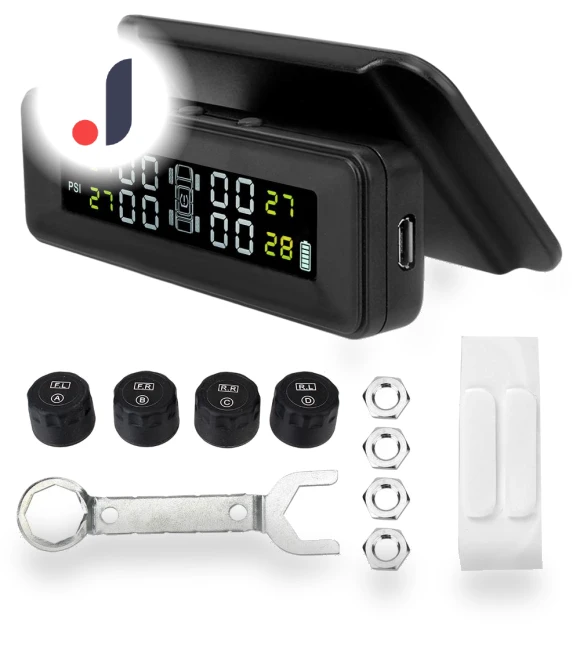 Solar Powered Tire Pressure Monitoring System — TPMS Sensor Replacements, Cars Auto Home