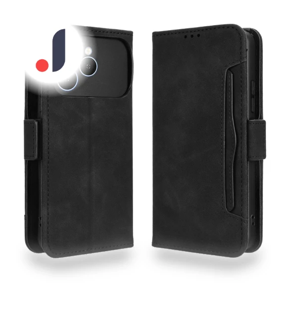 Leather Case Phone Wallet Cover with Multiple Card Slots — Basic Cases, Smartwatch 2025
