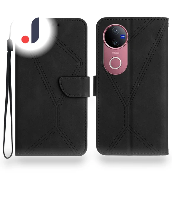 Leather Case with Touch Lines Embossing — Flip Cases, Smartwatch 2025