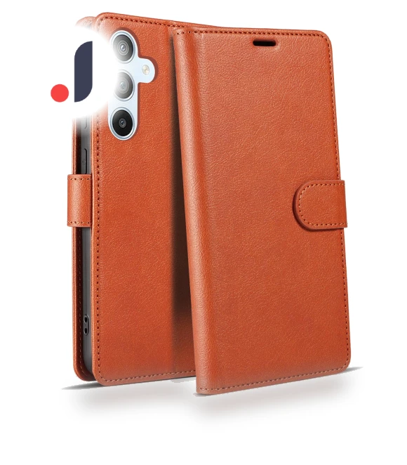Magnetic RFID Blocking Leather Phone Wallet Cover — Flip Cases, Smartwatch 2025