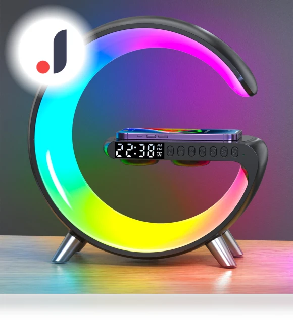 Smart Bluetooth Speaker with Wireless Charger — Portable Audio