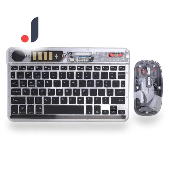 Ultra-Thin RGB Backlit Wireless Keyboard and Mouse Combo — Keyboards, OutsideWorld