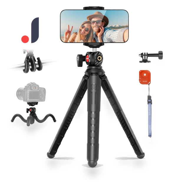Flexible Wiggly Mini Smartphone Tabletop Tripod — Camera Supports, MIYAKO