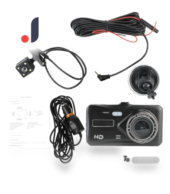 HD 1080P Dual Lens Dash Cam with Touch Screen — Dashboard Cameras, Home Furnishing Department Mall