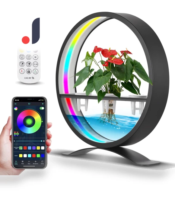 Indoor Water Element with Light Controller — Tabletop, Tooarts