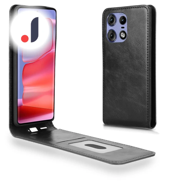 Leather Magnetic Vertical Flip Phone Cover with Card Slot — Flip Cases, Smartwatch 2025