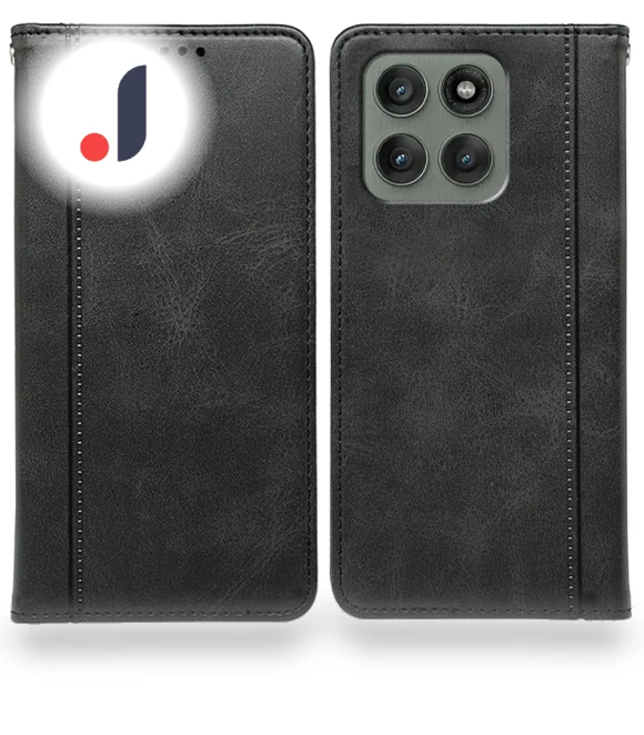 Leather Phone Case with Hidden Magnetic Clasp — Flip Cases, Smartwatch 2025