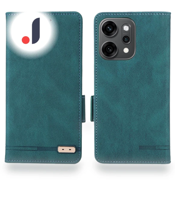 Leather Wallet Flip Phone Cover with Hardware Decor — Flip Cases, Smartwatch 2025