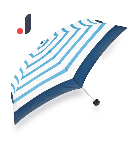 Marine Stripe Folding Umbrella — Folding, JAPAN ANIME BRIDGE