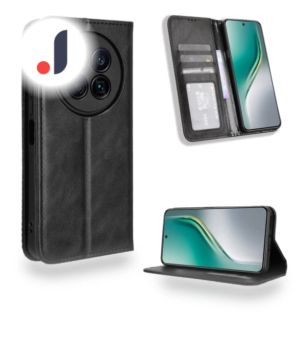 Retro PU Leather Case Phone Wallet Stand Cover — Phone Accessories, Smartwatch 2025
