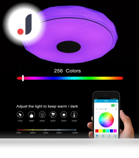 RGB LED Ceiling Lights — Overhead Lighting, Ideal World