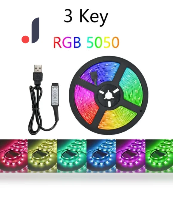 RGB LED Strip Kit with USB Control — LED Strips, AI Market