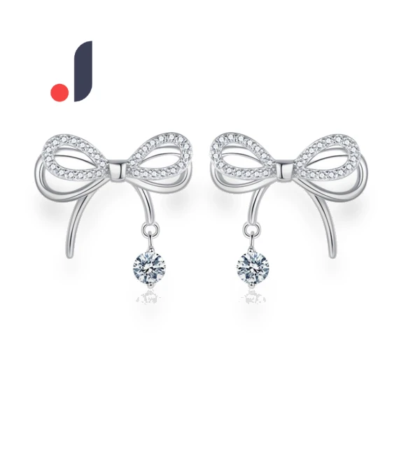 Smart Bow Pendant Necklace with Stud Earrings and Bracelet Set — Jewelry Sets, Supermarket GO