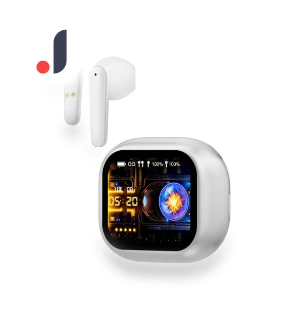 Smart Earbuds with Touchscreen — In-Ear Headphones, Rainbuvvy